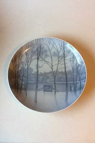 Royal Copenhagen Art Nouveaau Unika Wall Plate by Stephan Ussing from 1927