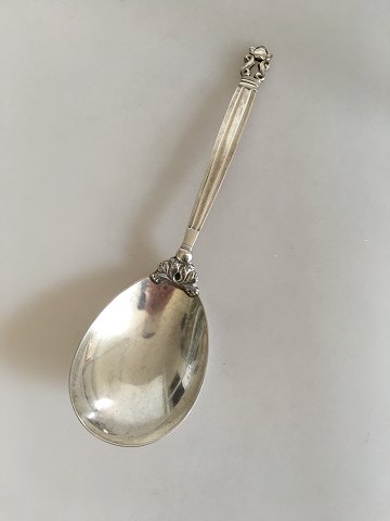 Georg Jensen Sterling Sølv Konge Stor Serveringsske No 111