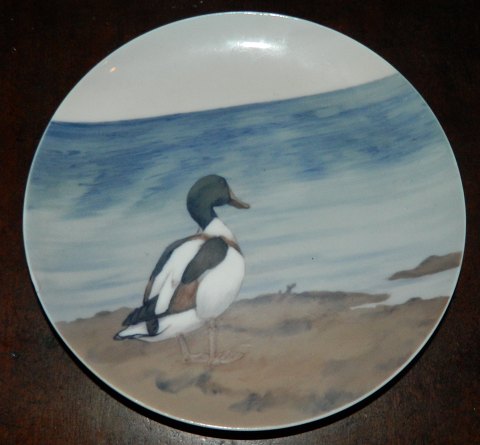 Platte fra B&G med motiv af and