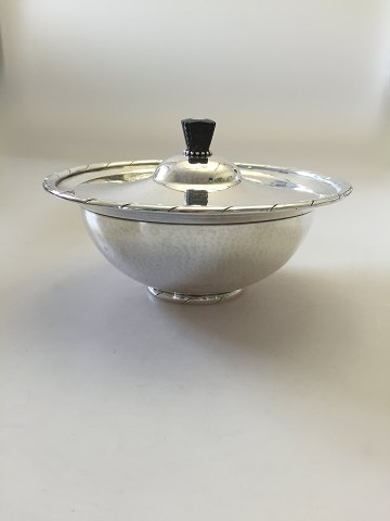 Georg Jensen Sterling Sølv Skål med Låg No 88B