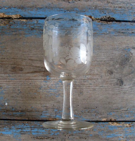 Erindrings glas "Tillykke"Kastrup glasværk