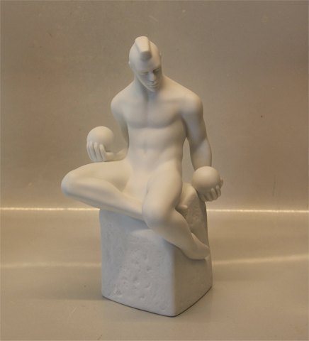 Royal Copenhagen figurine 
619 RC Libra - Zodiac male figurine 27 cm Design Pia Langelund (149619)