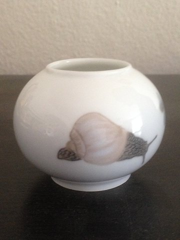 Royal Copenhagen Art Nouveau Vase med 2 snegle No 37/42A