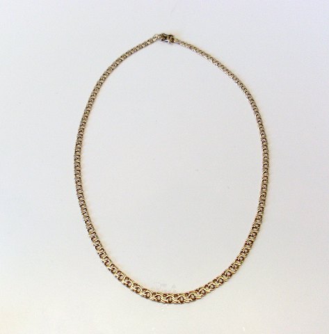 Bismarck collier i 14kt guld 42,5cm.