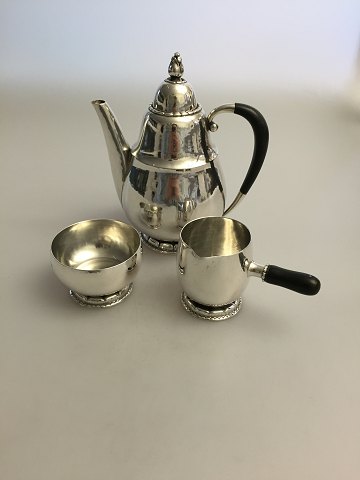 Georg Jensen Sterling Sølv Mokka Kaffesæt No 34