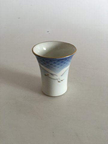 Bing & Grøndahl Måge med Guld Lille Vase No 672