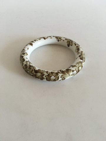 Royal Copenhagen Porcelæn Armring med Blomstermotiv