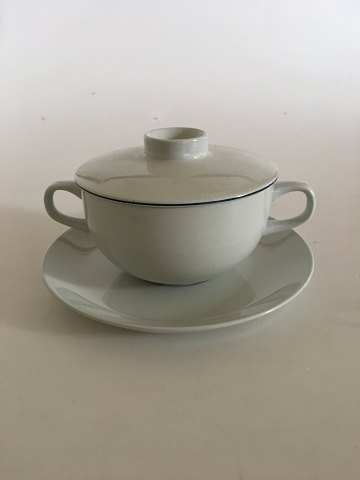 Royal Copenhagen Blue Line Bouillon Cup with Lid No. 3081
