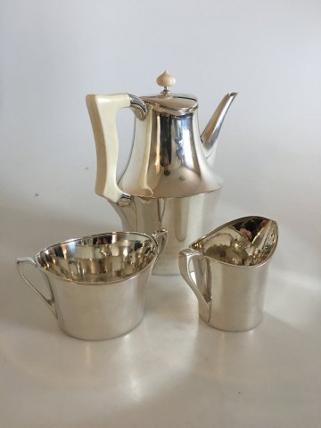 Hans Hansen Sterling Sølv Kaffesæt No 457