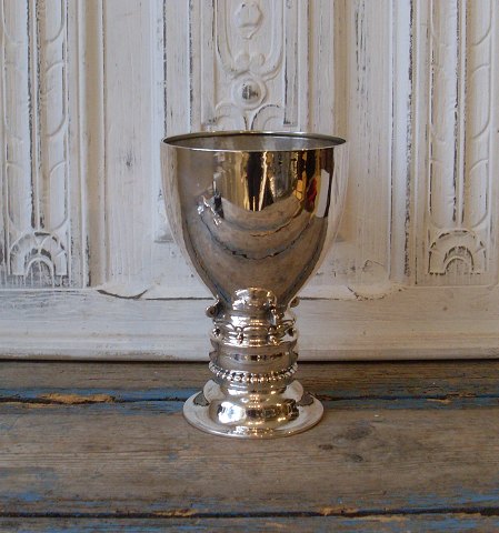 Hammerslået skønvirke pokal vase 1920