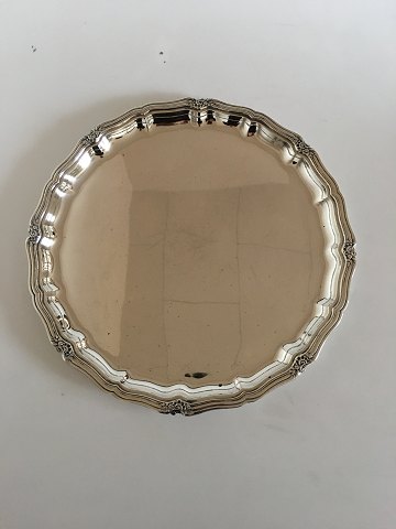 C.C. Herman Round Silver Tray