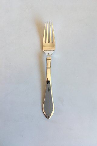 Georg Jensen Antik Sterling Sølv Frokostgaffel No 022