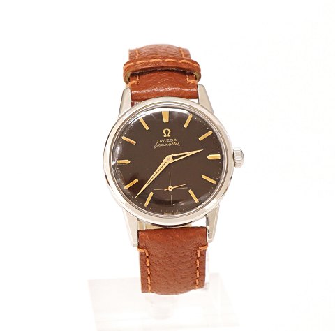 Omega Seamaster, Stahl, Schwarzes Zifferblatt. 
Ref. 14389-9 CSP. Jahrgang 1961. Cal. 268. D: 35mm