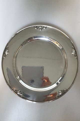 Georg Jensen Sterling Sølv Konge Dækketallerken No 642A Johan Rohde