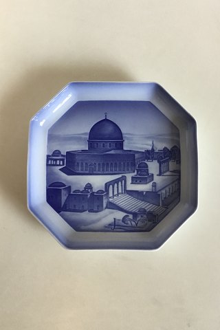 Bing og Grøndahl Alfabet Platte Jerusalem. Designet i 1933-1934 af Ove Larsen
