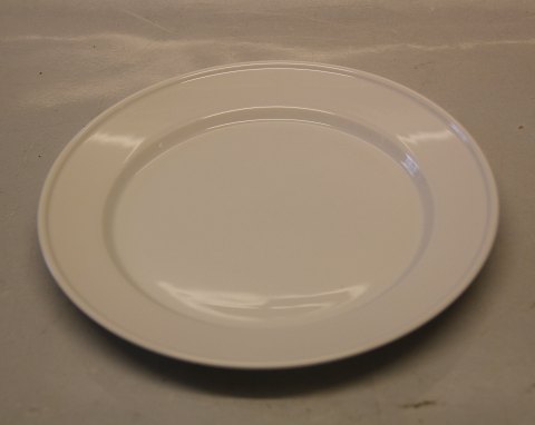 14923 Hvid Domino Frokostallerken 21 cm (621) Kongelig Dansk Porcelæn 
