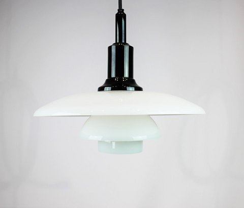 PH 2/3 pendant, black chromed, by Poul Henningsen and Louis Poulsen.
