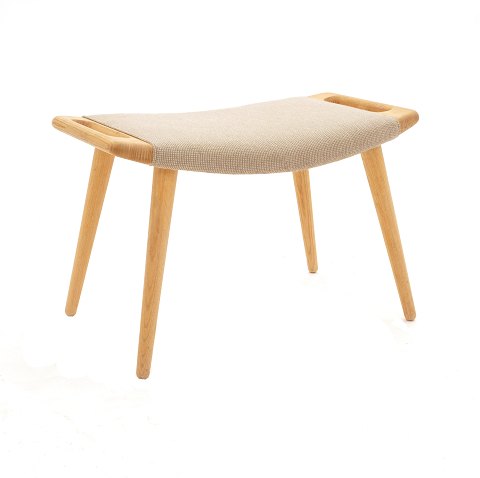 Hans J. Wegner, 1914-2007: Schemel für den 
"Teddy-Stuhl", Eiche. PP120