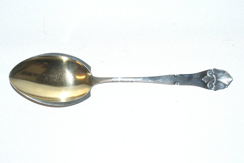 Serving / Potage spoon French Lily silverGold platedLength 23.5 cm.