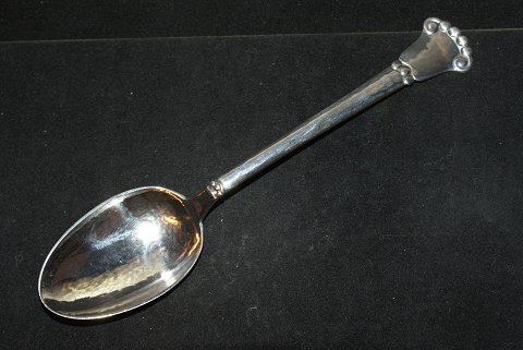 Dinner spoon / Lunch spoon Beaded silver cutleryKugleSOLD