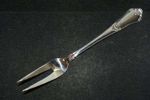 Meat fork / Laying Fork, Rosenholm Danish silver cutlerySlagelse silverLength 18.5 cm.