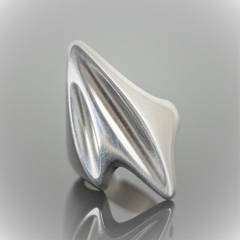 Georg Jensen, Henning Koppel; A ring of sterling silver #127