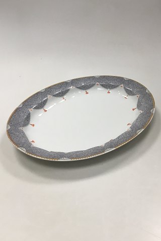 Royal Copenhagen Fairytale Grey Large Oval Dish No 377