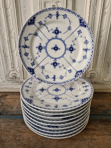 Royal Copenhagen Musselmalet halvblonde helflad frokosttallerken no. 578 - 22,5 cm. 1898-1923 main