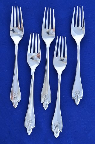 Akeleje Georg Jensen sølvbestik Middagsgaffel 012