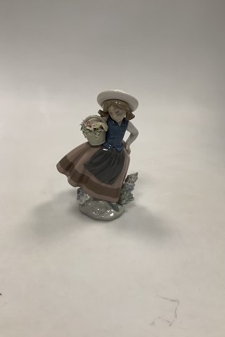 Lladro Spansk Figur af  Ung Pige No 5221