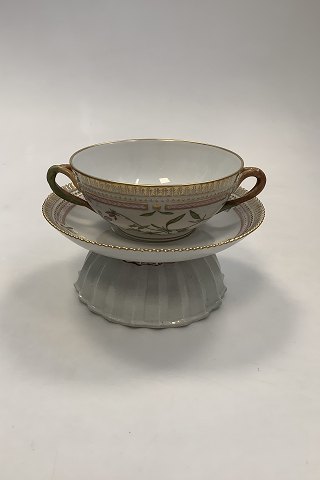 Royal Copenhagen Flora Danica Bouillon Cup with saucer No 20/3612