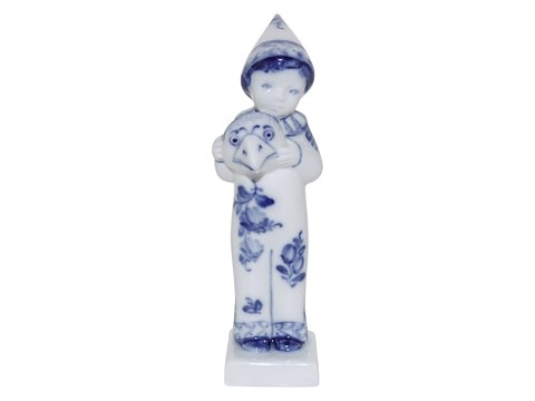 Blå Blomst figur
Dreng holder maske
