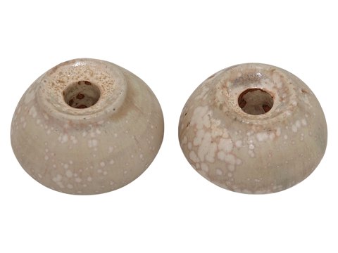 Royal Copenhagen art potterySmall candlelight holder with an amazing glaze