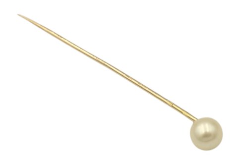 18 carat gold
Hair pin with pearl