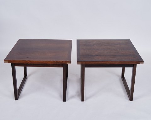 Sæt af Sidebord / Sofabord - Palisander - Rud Thygesen - Heltborg Møbler - 1960
