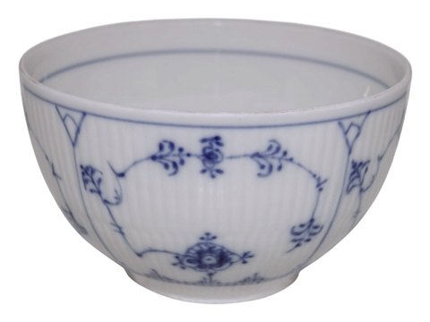 Musselmalet RifletLille rund skål 12,2 cm.