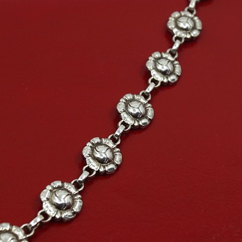 Georg Jensen; Bracelet of sterling silver, no. 45