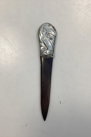 Mogens Ballin Brevkniv med Ibenholt og Tin