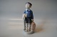Royal Copenhagen Figurine, "June" Boy with briefcaseDecoration No. 4528