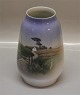 Royal Copenhagen 2776-1224 RC Vase  Farm scene 19.5 cm
