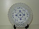 Royal Copenhagen Blue Fluted Full Lace Plate with Goldedg SOLD