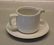 6266 Creamer 7 cm WITHOUT the saucer 14.8 cm  6237 White Pot Design Grethe Meyer 
Royal Copenhagen Porcelain with 6317 Lid 8 cm
