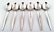 Georg Jensen Sterling Silver Cypress 3 Soup / dessert spoons.
