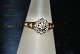 Gold ring with Diamonds 9 Karat
Size 56