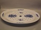 Danish Porcelain Blue Flower braided Tableware Fish Strainer 8202 and platter 
8019 Pre 1898