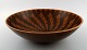 Large Friberg Studio hand ceramic bowl. Modern Swedish design. Unique, handmade.