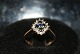 Gold ring with sapphire and Brilliants, 9 carat
Size: 54