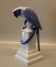 Royal Copenhagen 0866 RC Blue Parrot on column Chr. Thomsen 1907 29 cm
