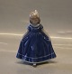 Royal Copenhagen 0084 RC Mini Ballerina, blue 14 cm (5021084) Miniature version 
of dancer (#2444)