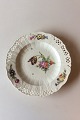 Royal Copenhagen Saxon Flower Dinner-/Fruit Plate Premium model with pierced 
border